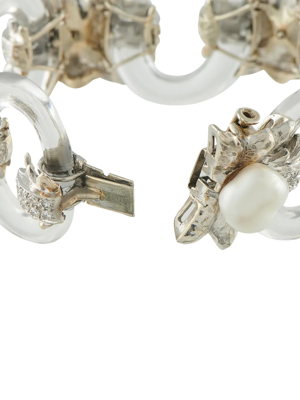 David Webb pulsera en oro blanco de 18 ct con perlas | Image 2