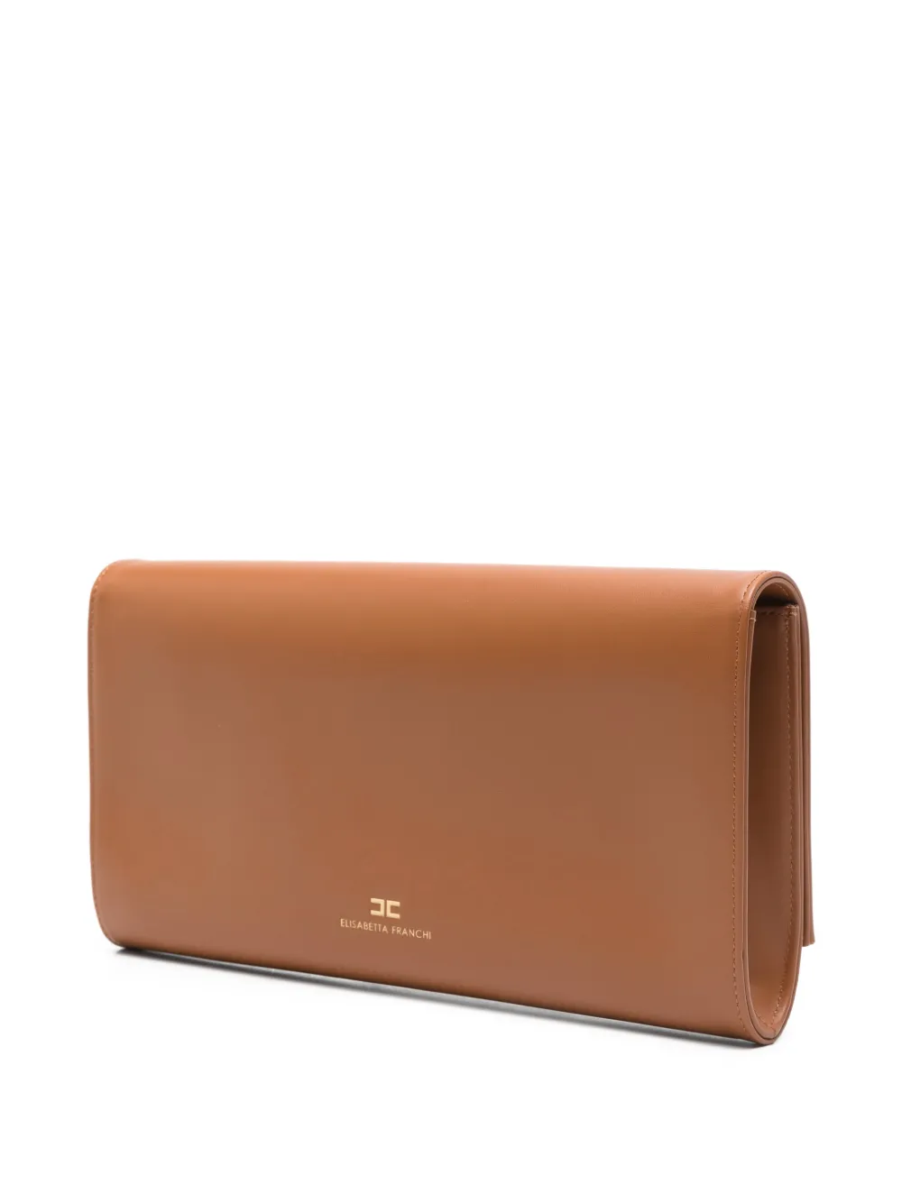 Elisabetta Franchi Embossed Shoulder Bag - Brown 