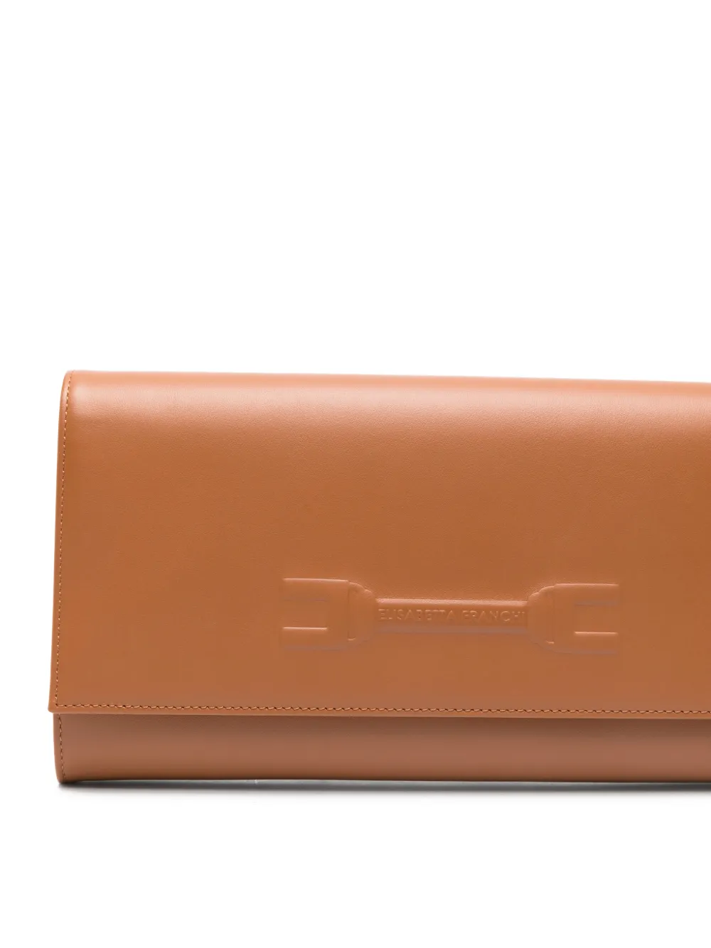 Elisabetta Franchi Buidel met logo-reliëf Bruin