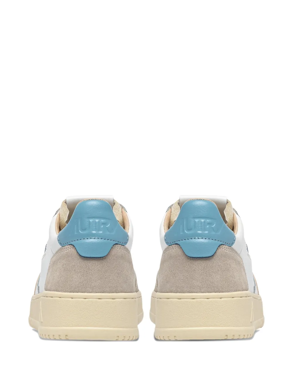 Autry Medalist suède sneakers met vlakken Wit