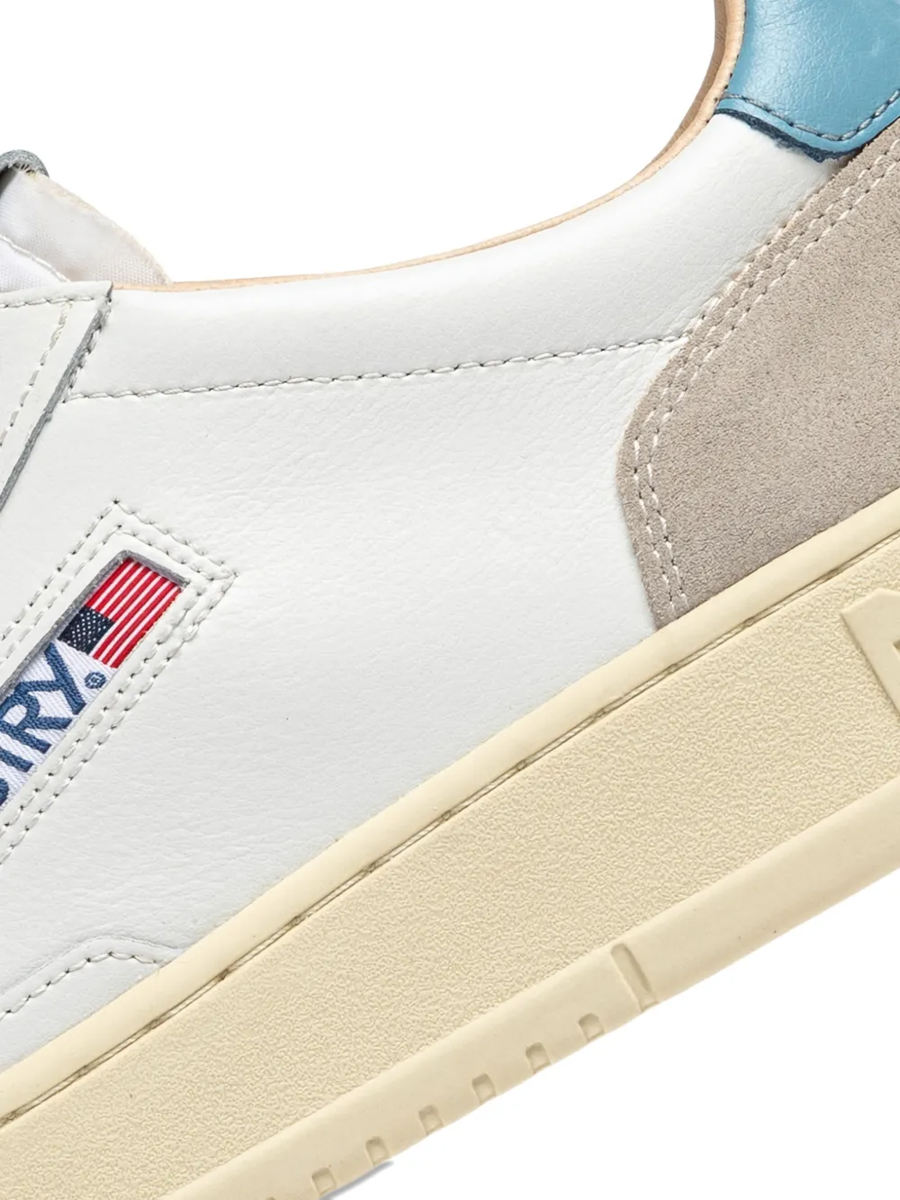 Autry Medalist suède sneakers met vlakken Wit