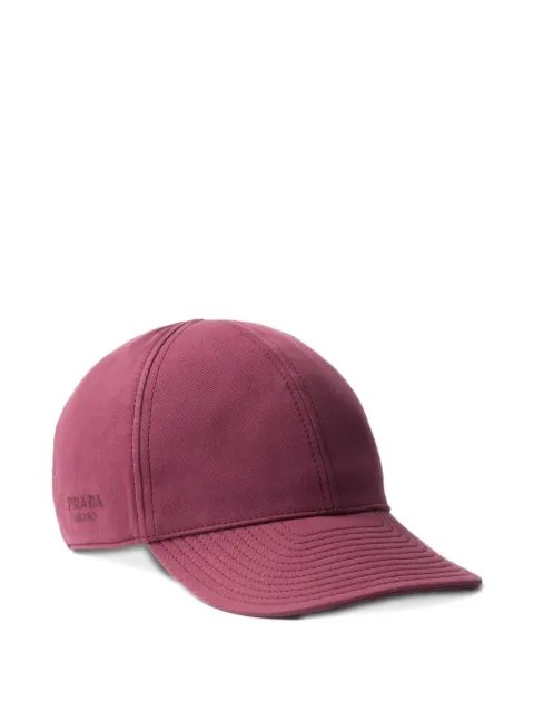 Prada baseballkasket med logobroderi