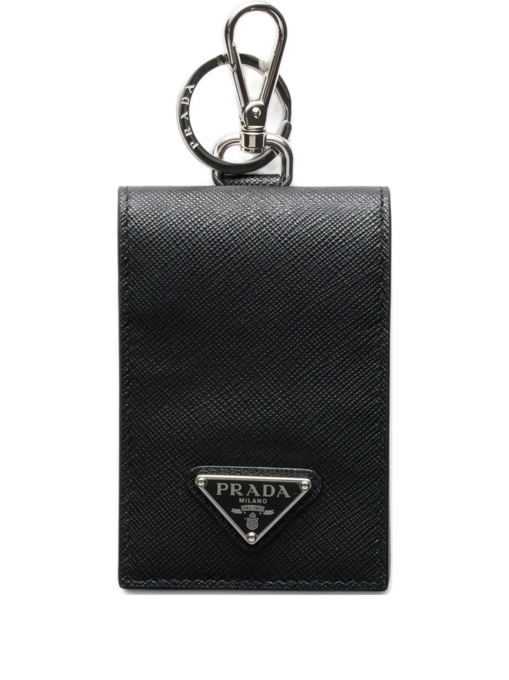 Prada tarjetero con triángulo del logo | negro | Image 1