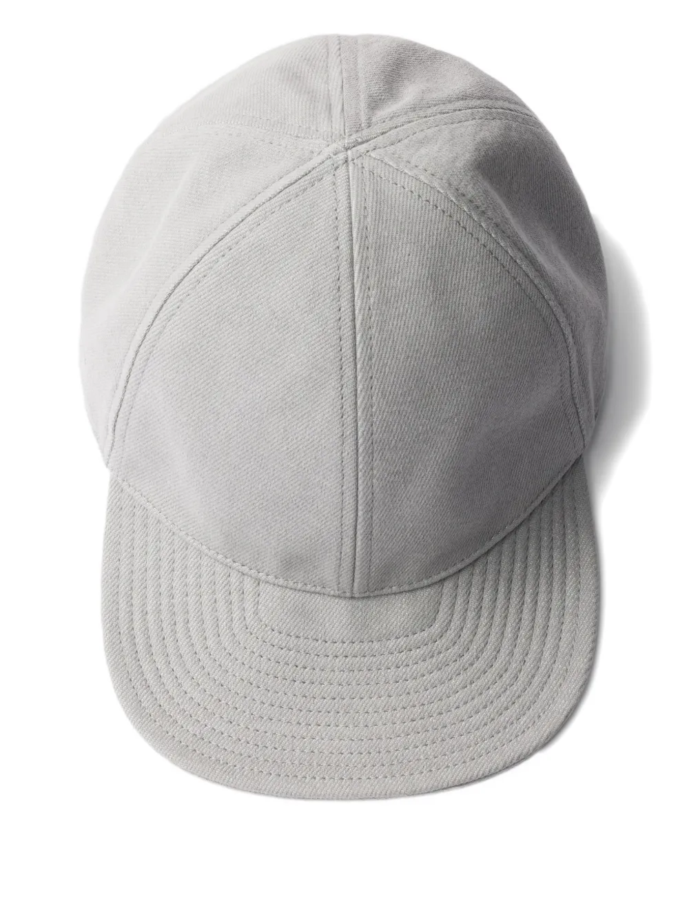 Prada Honkbalpet met logo - Grijs