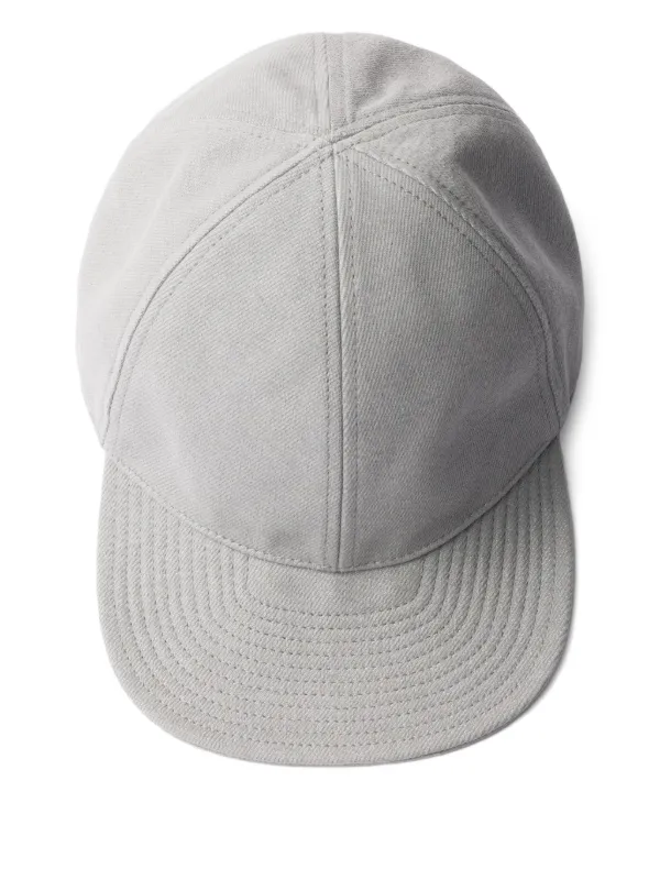 Prada Logo Baseball Cap | Grey | FARFETCH