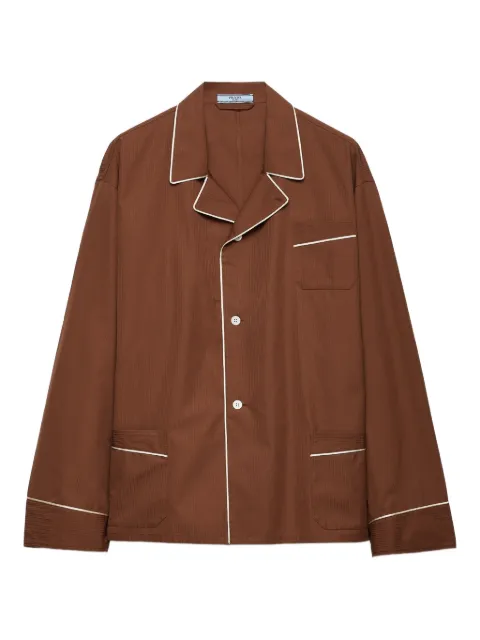 Prada long-sleeve pocket shirt