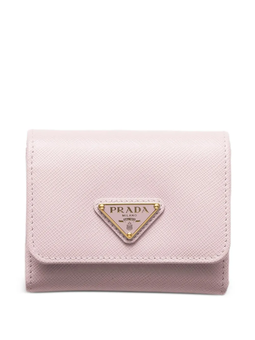 Prada Portafoglio con logo - Rosa