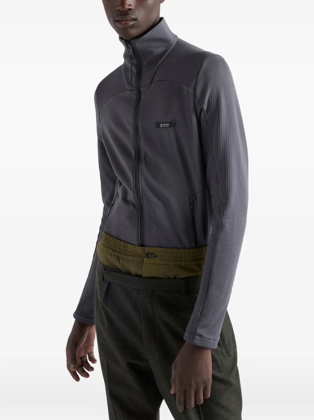 Prada Jack met rits Grijs