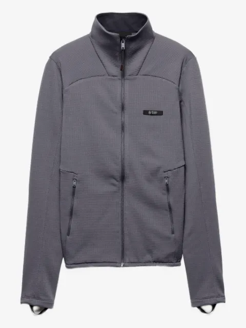 Prada logo-patch zip-fastening jacket
