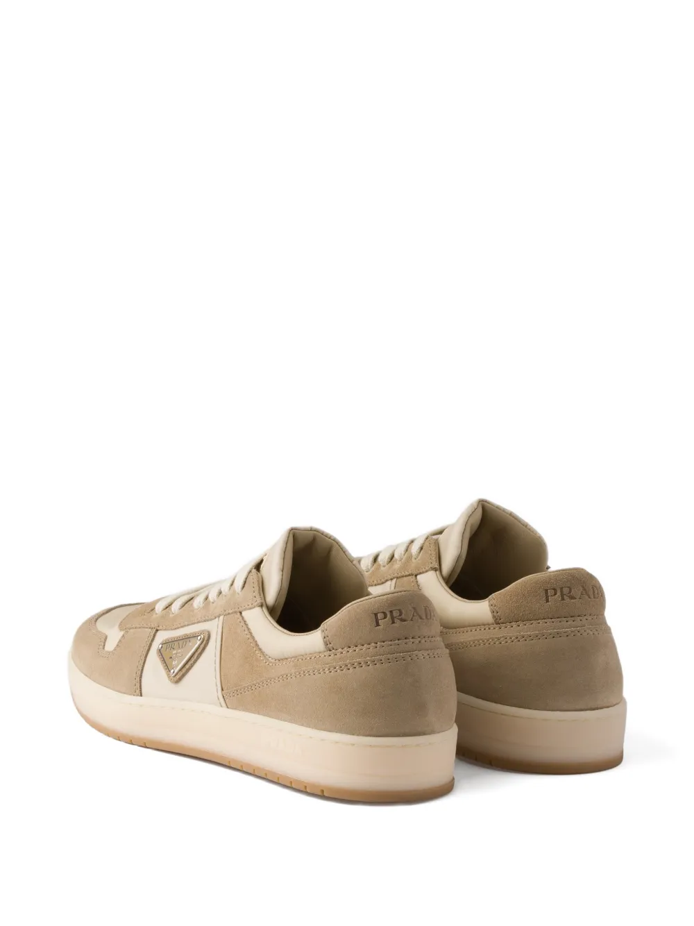 Prada Downtown low-top sneakers Beige