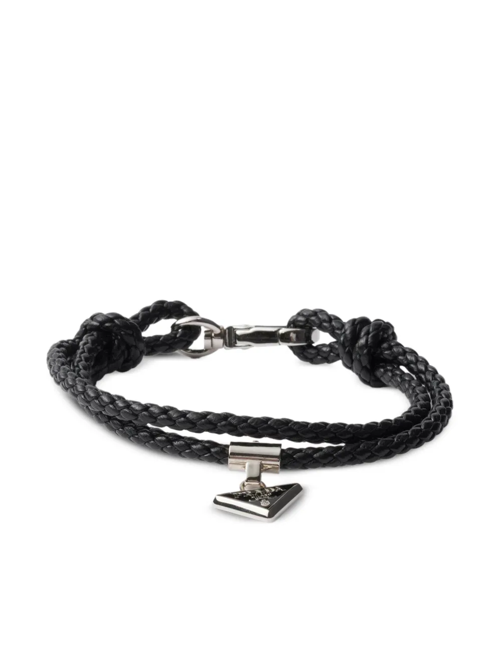 Prada pulsera con logo triangular | plateado | Image 1