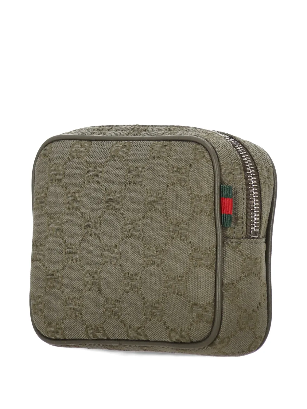  Gucci Monogam Shoulder Bag - Green 