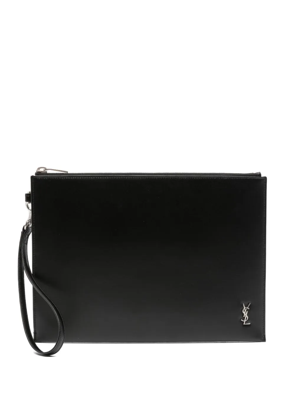 Saint Laurent Tiny Cassandre logo-plaque cardholders | negro | Image 1