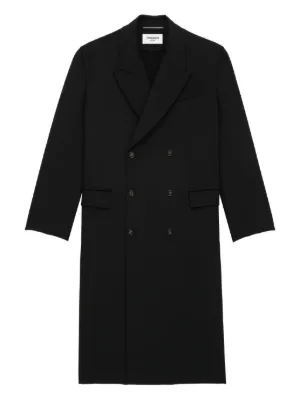 Jil Sander ノッチドカラー コート | ブルー | FARFETCH JP