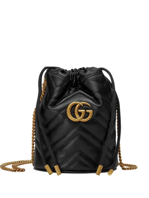 Gucci sac porté épaule Double G à lien de resserrage