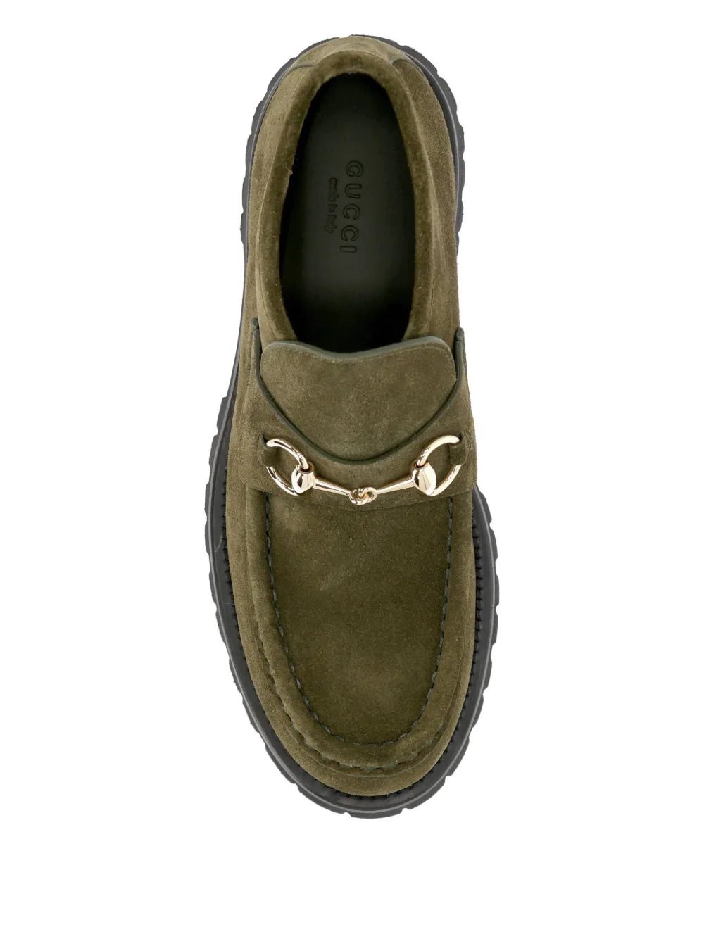 Gucci Sylke Suede Horsebit Booties In Multi