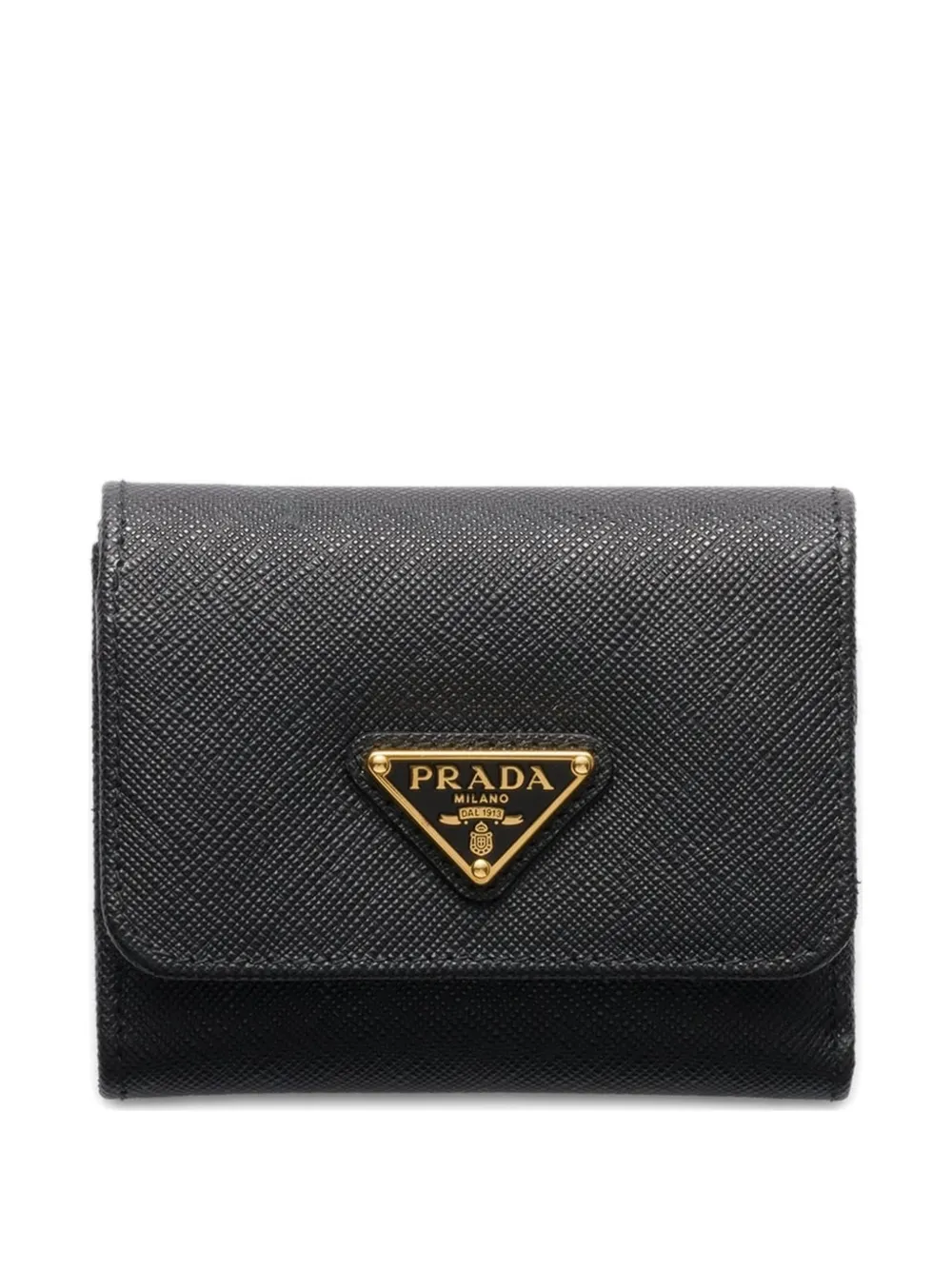 Prada Portafoglio con logo - Nero