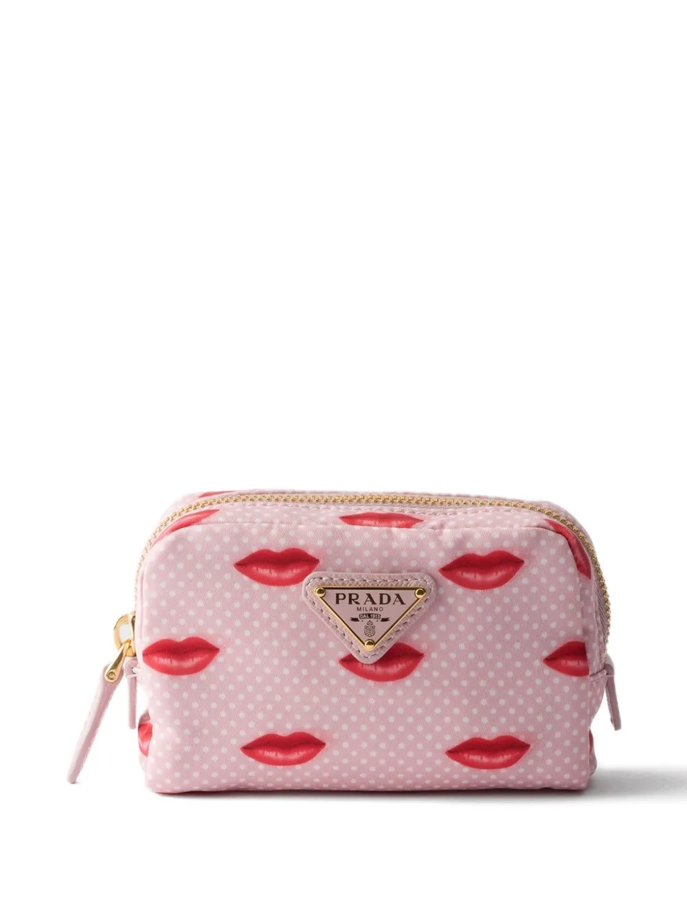 Prada Trousse make up con logo - Rosa