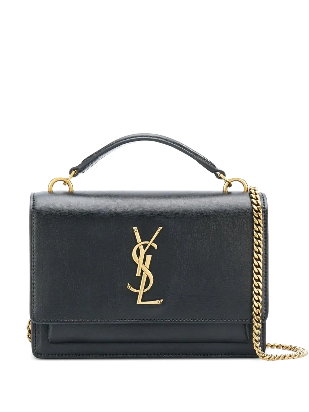 Saint Laurent Cassandre-detail cross body bag | Black | Image 1