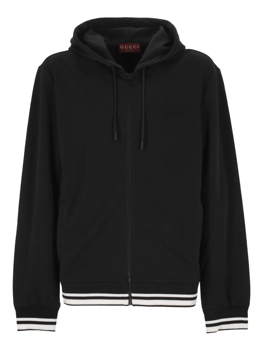 Gucci Kapuzenjacke mit Reißverschluss - Schwarz