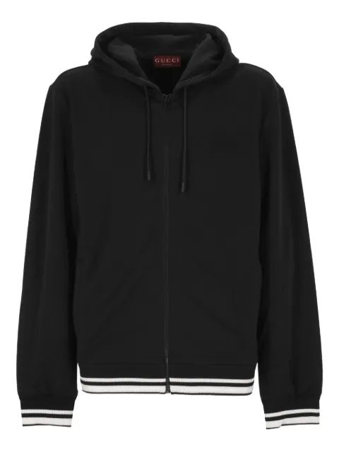 Gucci zip-up long-sleeve hoodie 