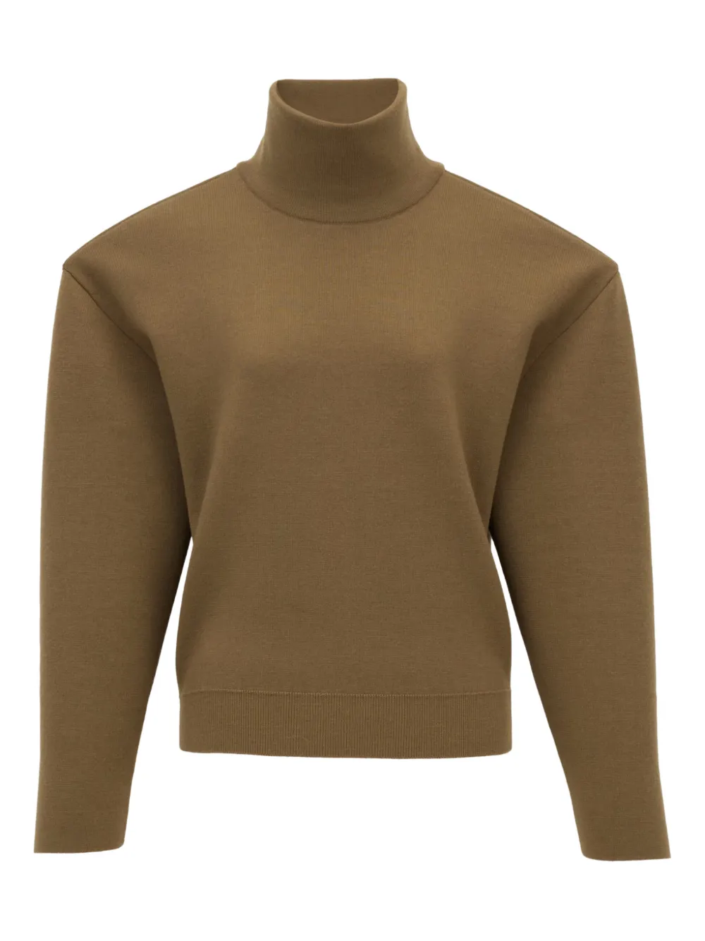 Saint Laurent high-neck sweater - Braun
