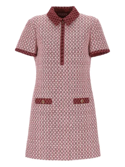 Gucci diamond-patterned mini dress