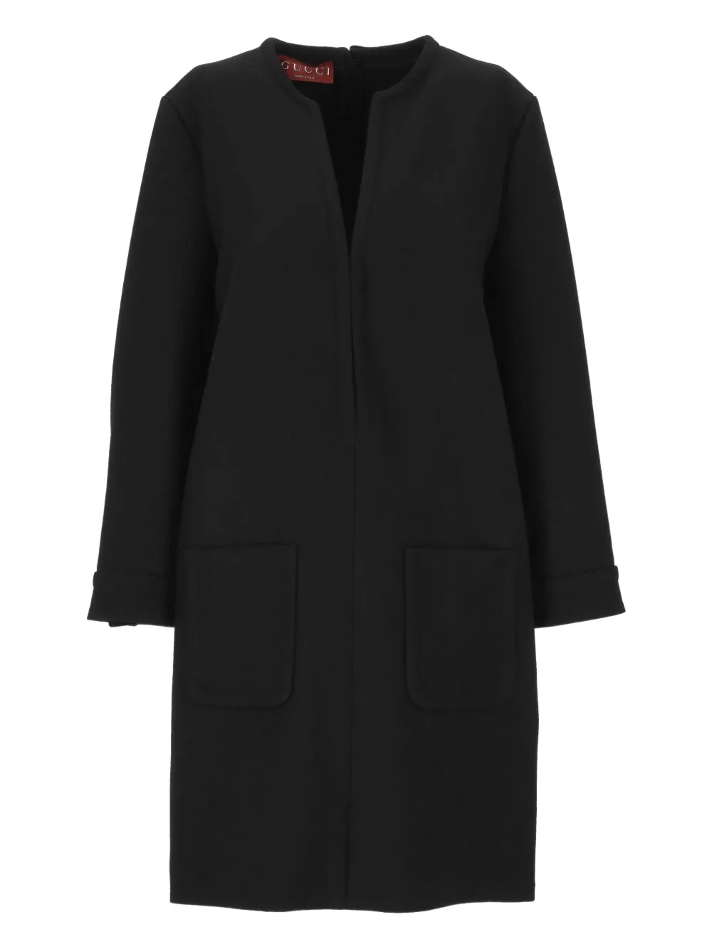 Gucci Wool Mini Dress In Black