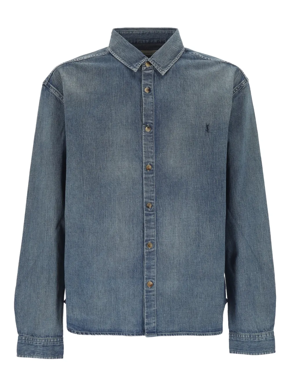 Saint Laurent Cassandre buttoned shirt | Blue | Image 1