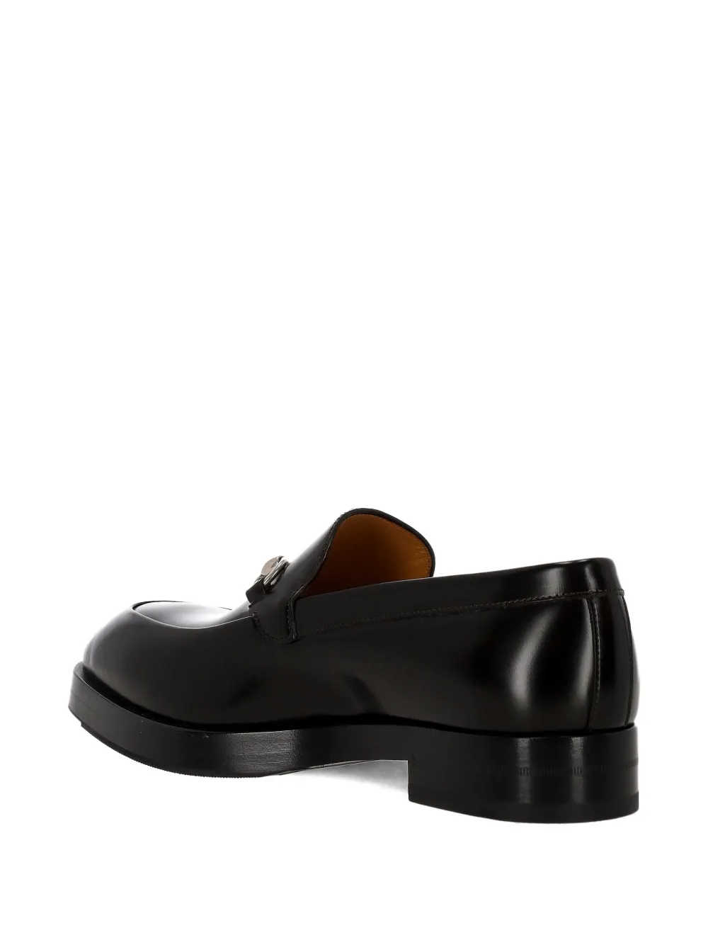 Gucci Horsebit bewerkte leren loafers 34mm Zwart
