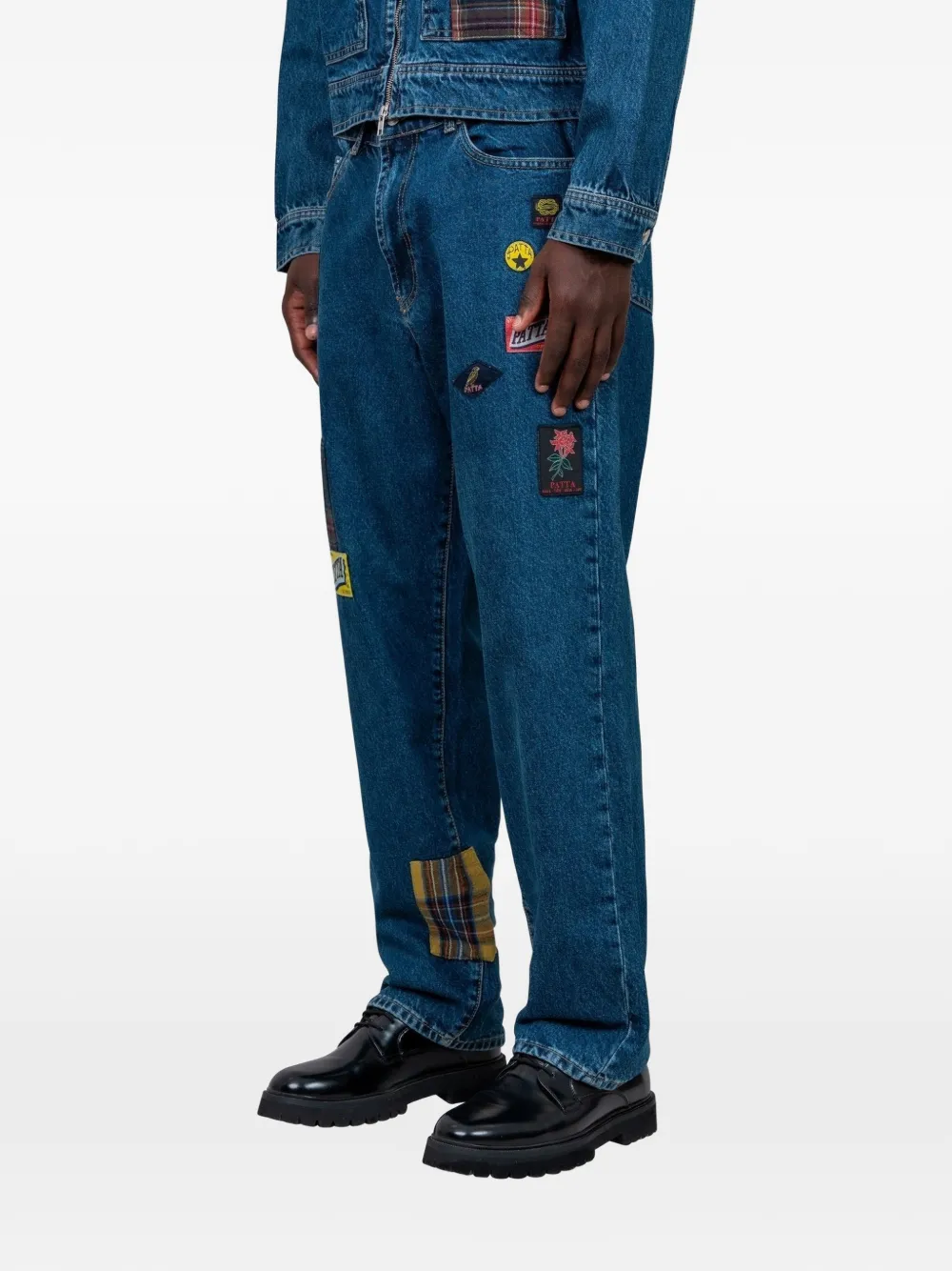 PATTA patchwork labelled trousers | Regular & Straight-Leg Jeans | Image 2