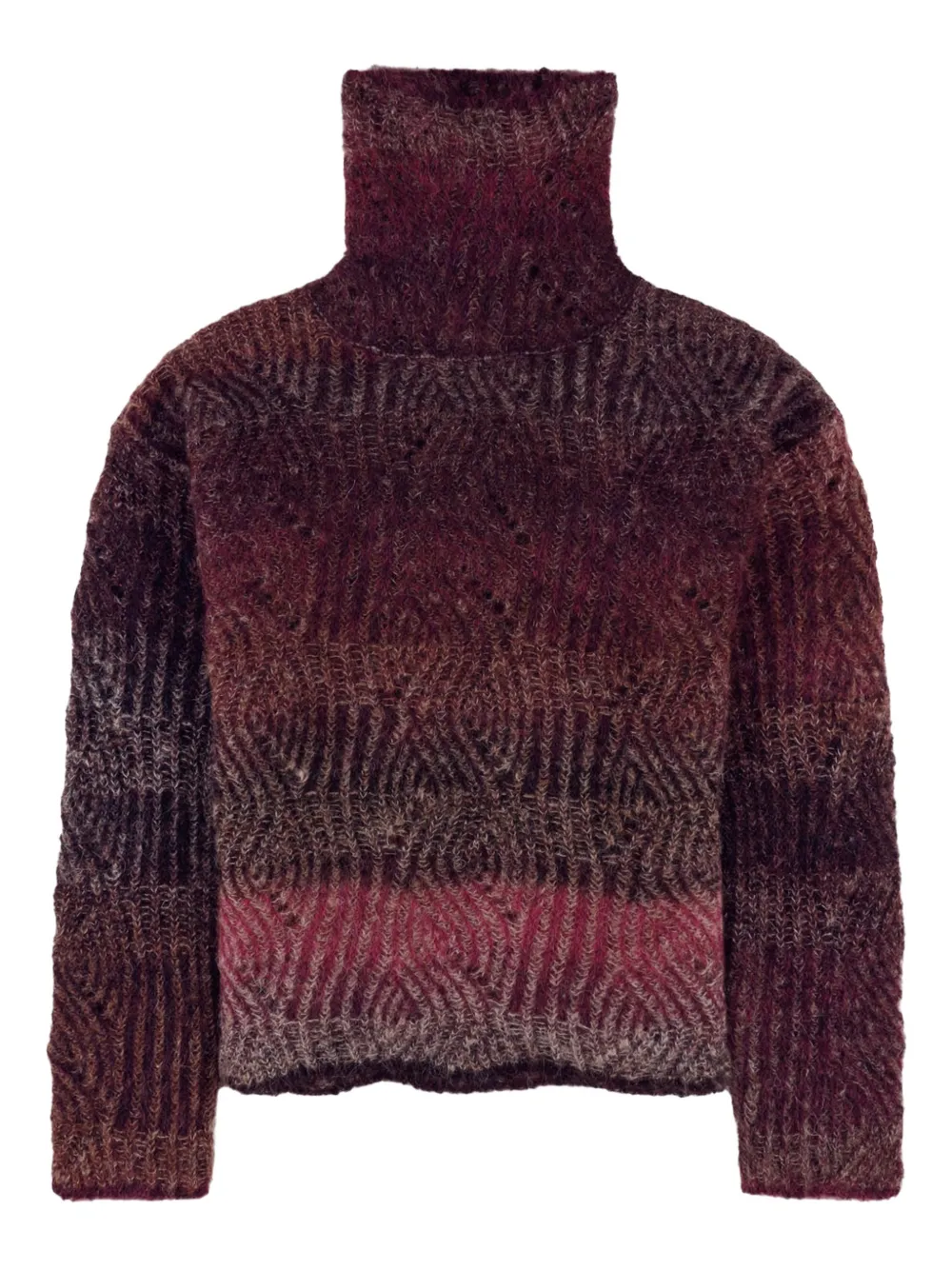 Kangra roll-neck pattern knitwear | Brown | Image 1