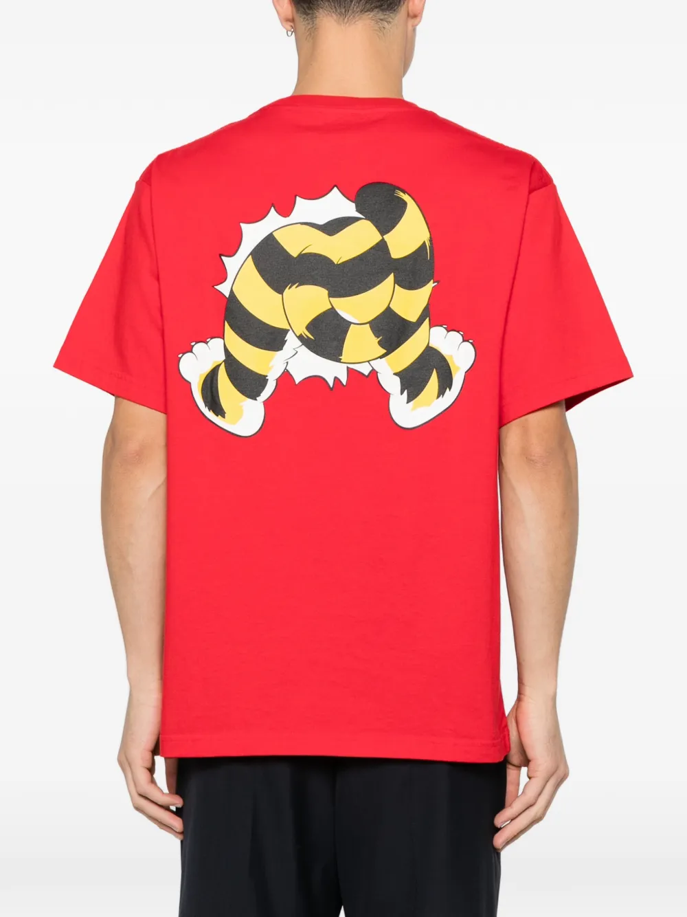 Kenzo T-shirt met grafische print Rood