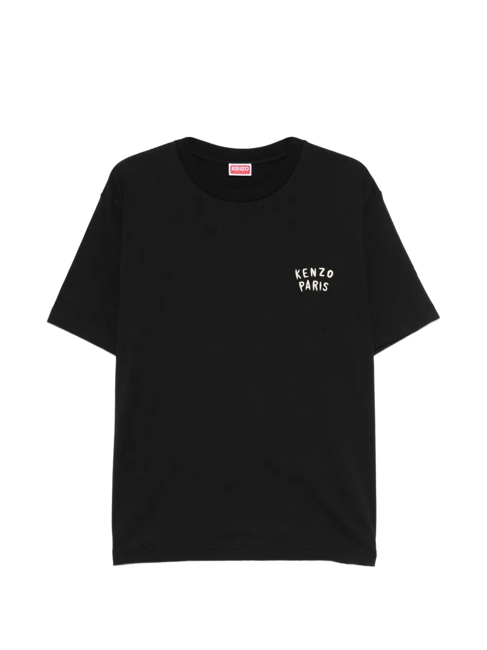 Kenzo logo-embroidered T-shirt - Nero