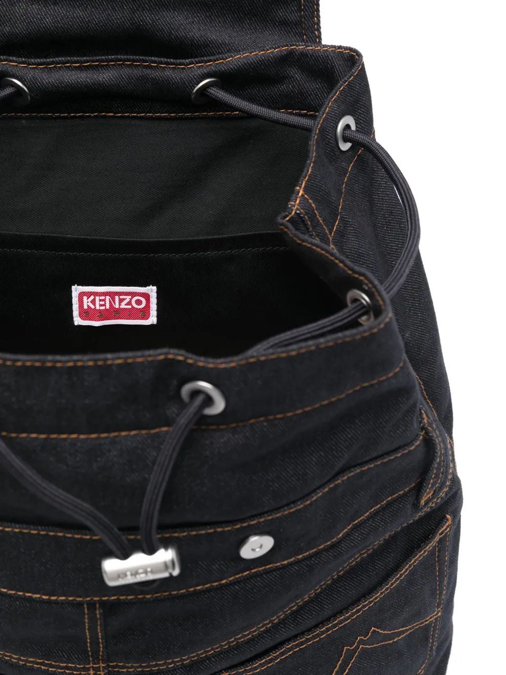 Kenzo Rugzak met logopatch Blauw