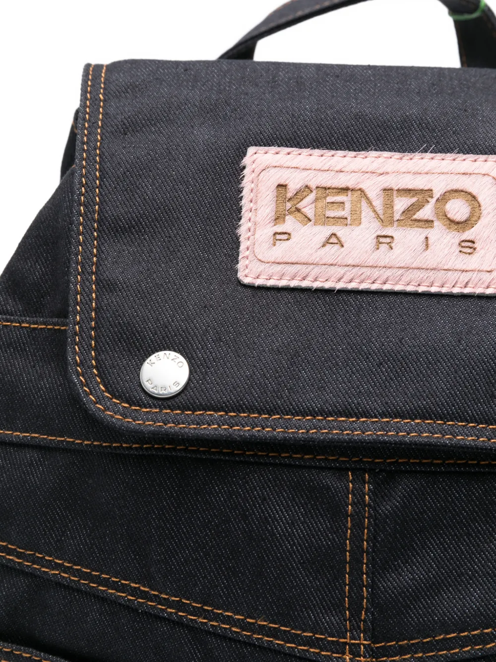 Kenzo Rugzak met logopatch Blauw