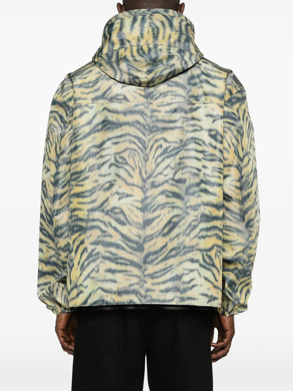 Kenzo Jack met abstracte print Geel