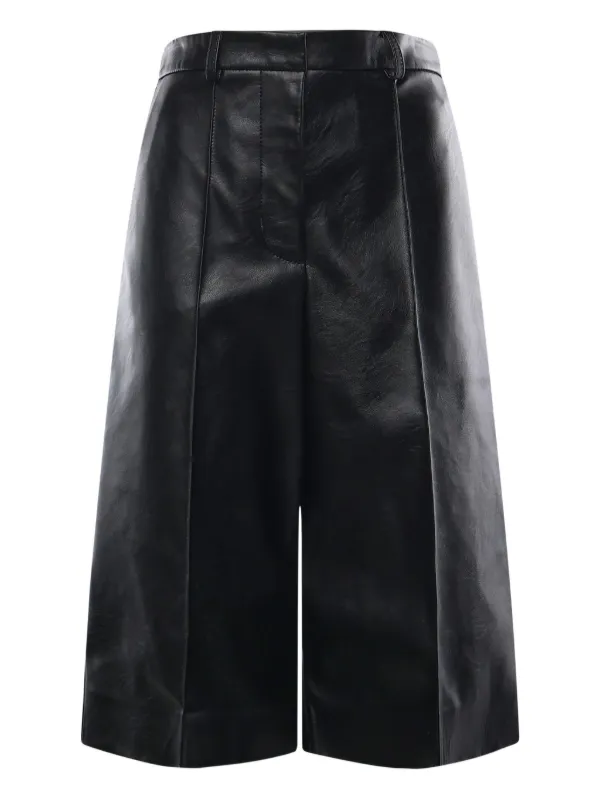 Stella McCartney Wide-leg Shorts in Black