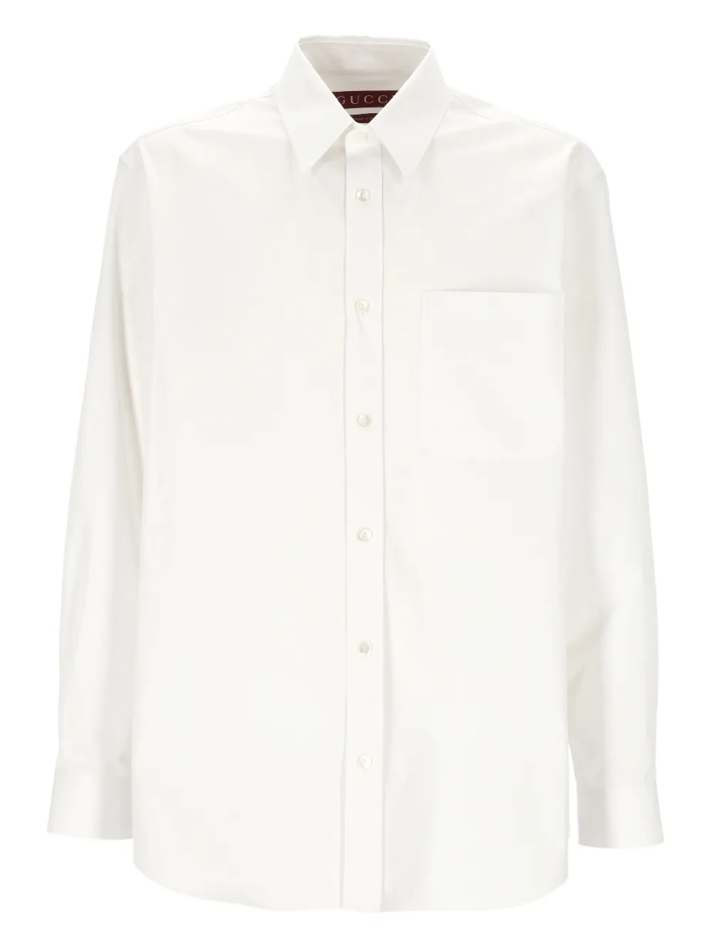 Gucci chest-pocket shirt - Weiß