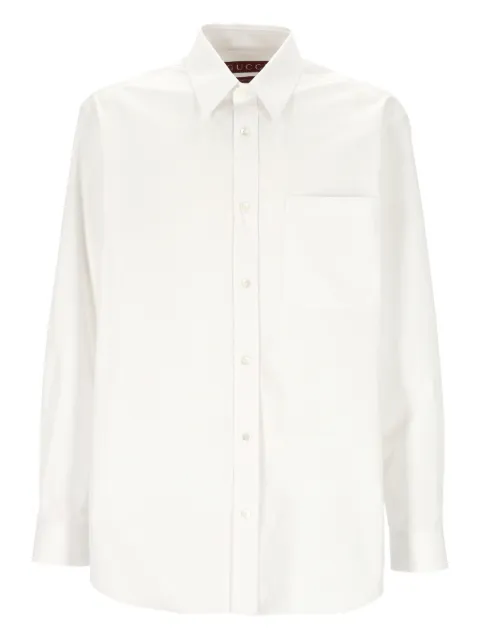 Gucci chest-pocket shirt
