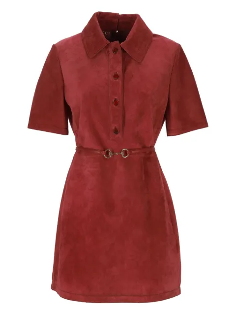 Gucci belted mini dress