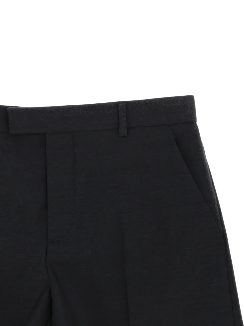  Gucci Logo Wool Shorts - Black 