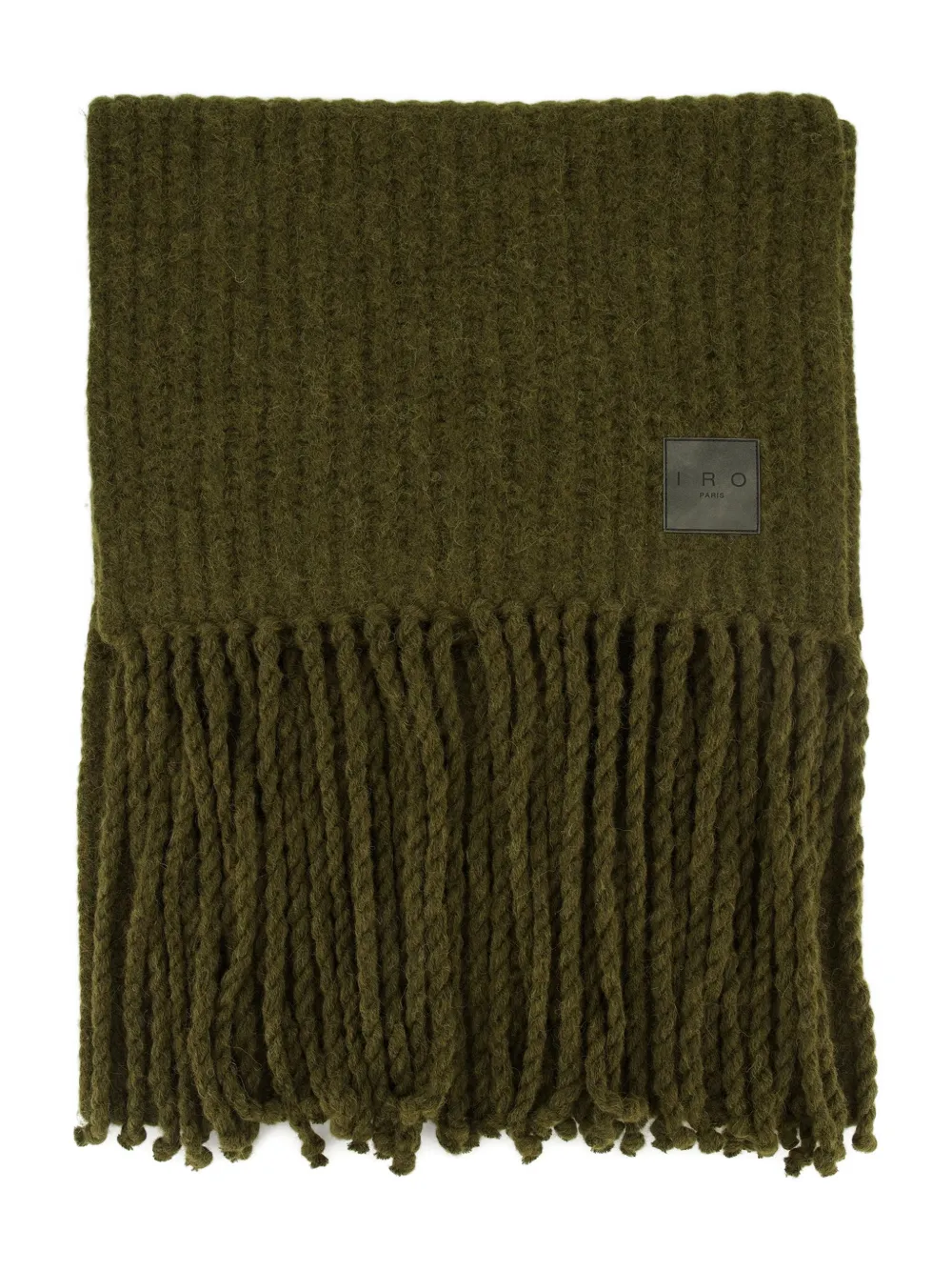 IRO fringed scarf - Verde