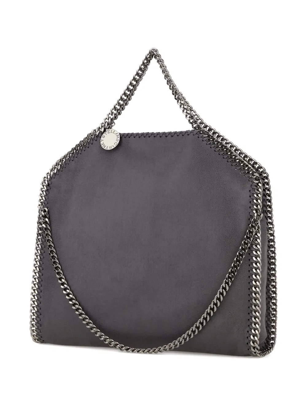 Stella Mccartney Falabella Fold-over Tote Bag In Gray