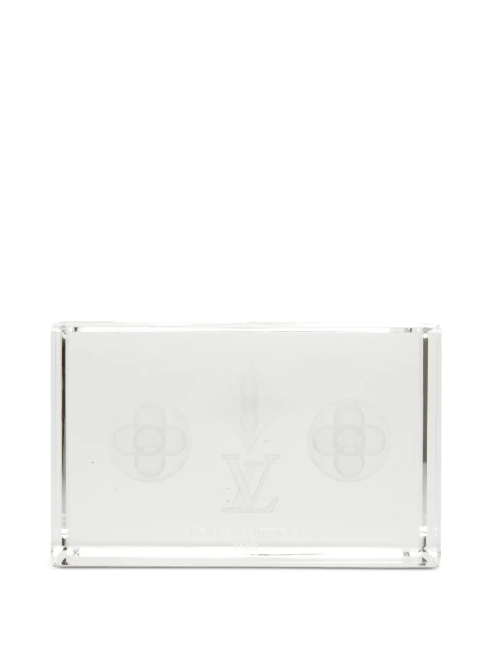 Louis Vuitton Pre-Owned 2000-2010s logo-detailed paperweight | White | Image 1
