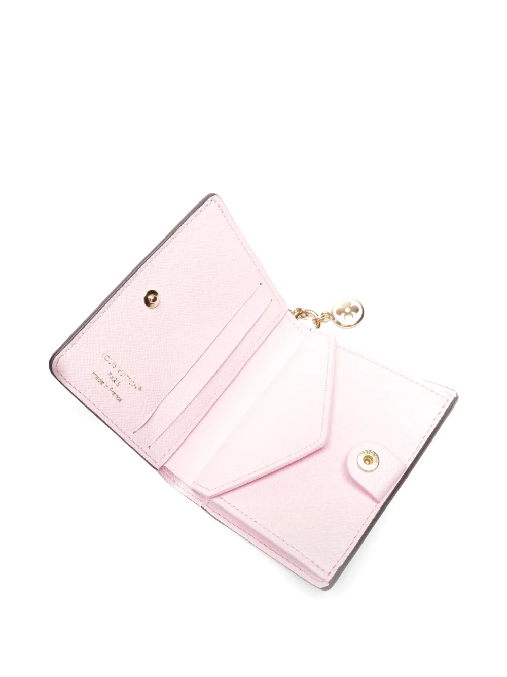 Pre-owned Louis Vuitton 2021-2025 Monogram-patterned Wallet In Brown