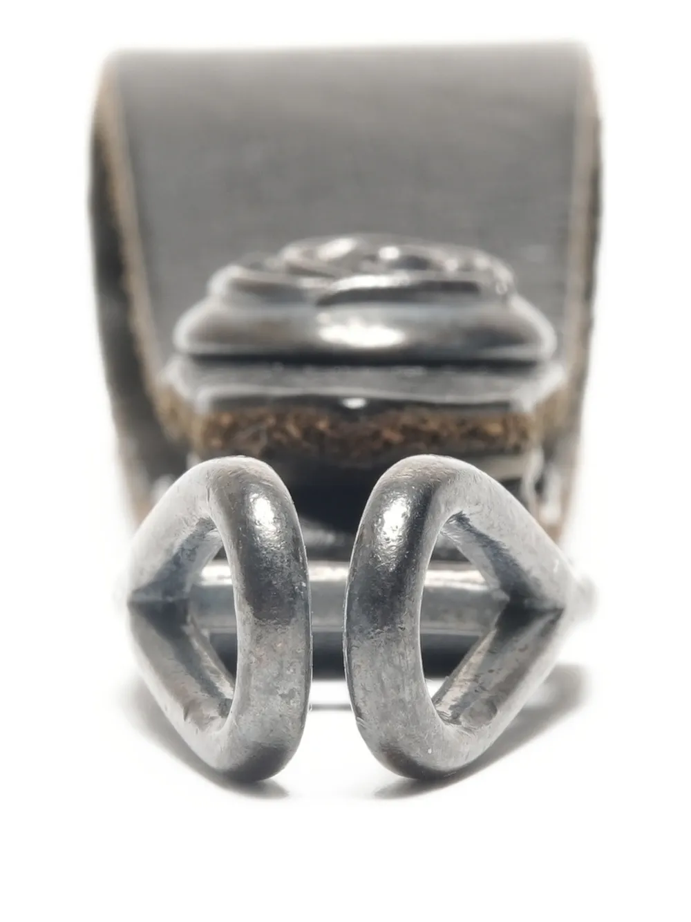 Chrome Hearts 2000s logo-embossed belt loop | Black | Image 1