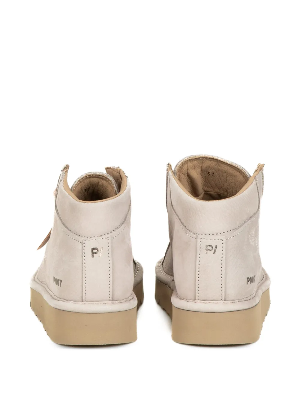 PANCHIC Laarzen met plateauzool Beige