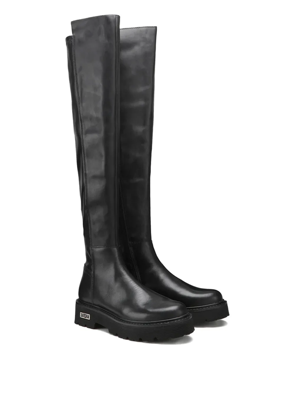 Cult Laarzen met zware zool Zwart