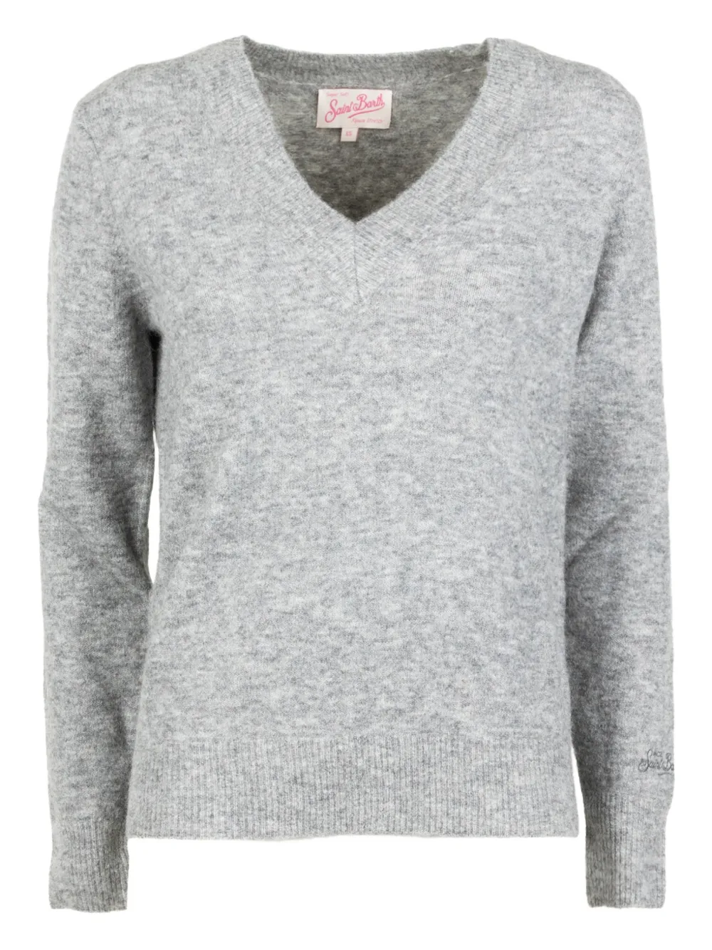 MC2 Saint Barth Anise V-neck knitwear - Grigio